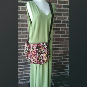 Vera Bradley Large Messenger Puccini Print Purse